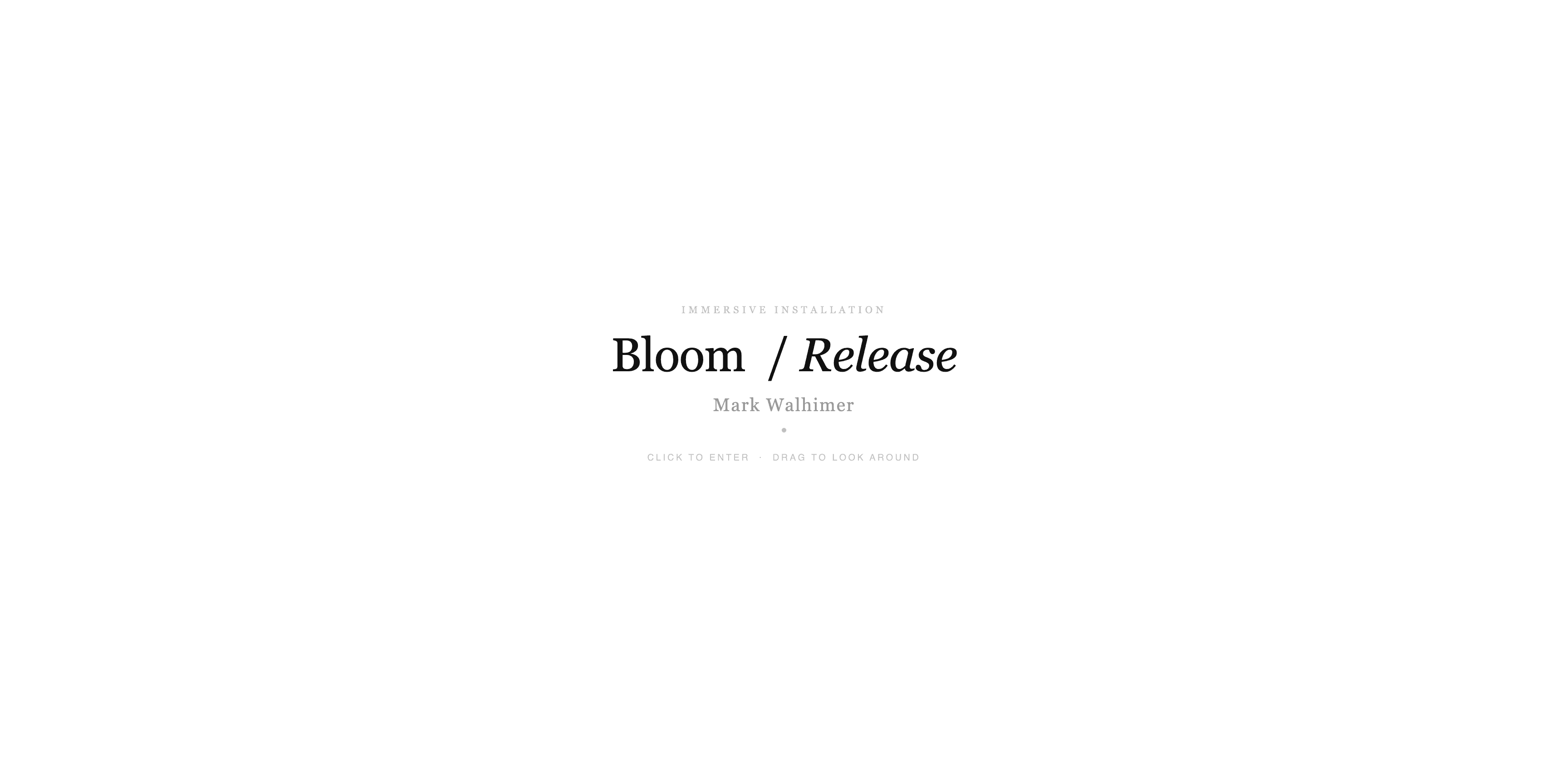 Bloom / Release — Four Walls image 3
